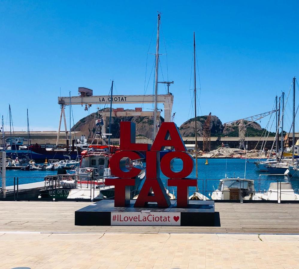 Duplex La Ciotat - Superbe 85 M2 - 6 Pers - 3 Chambres - Climatisation - Vue Mer Et Proche Du Vieux Port La Ciotat Kültér fotó
